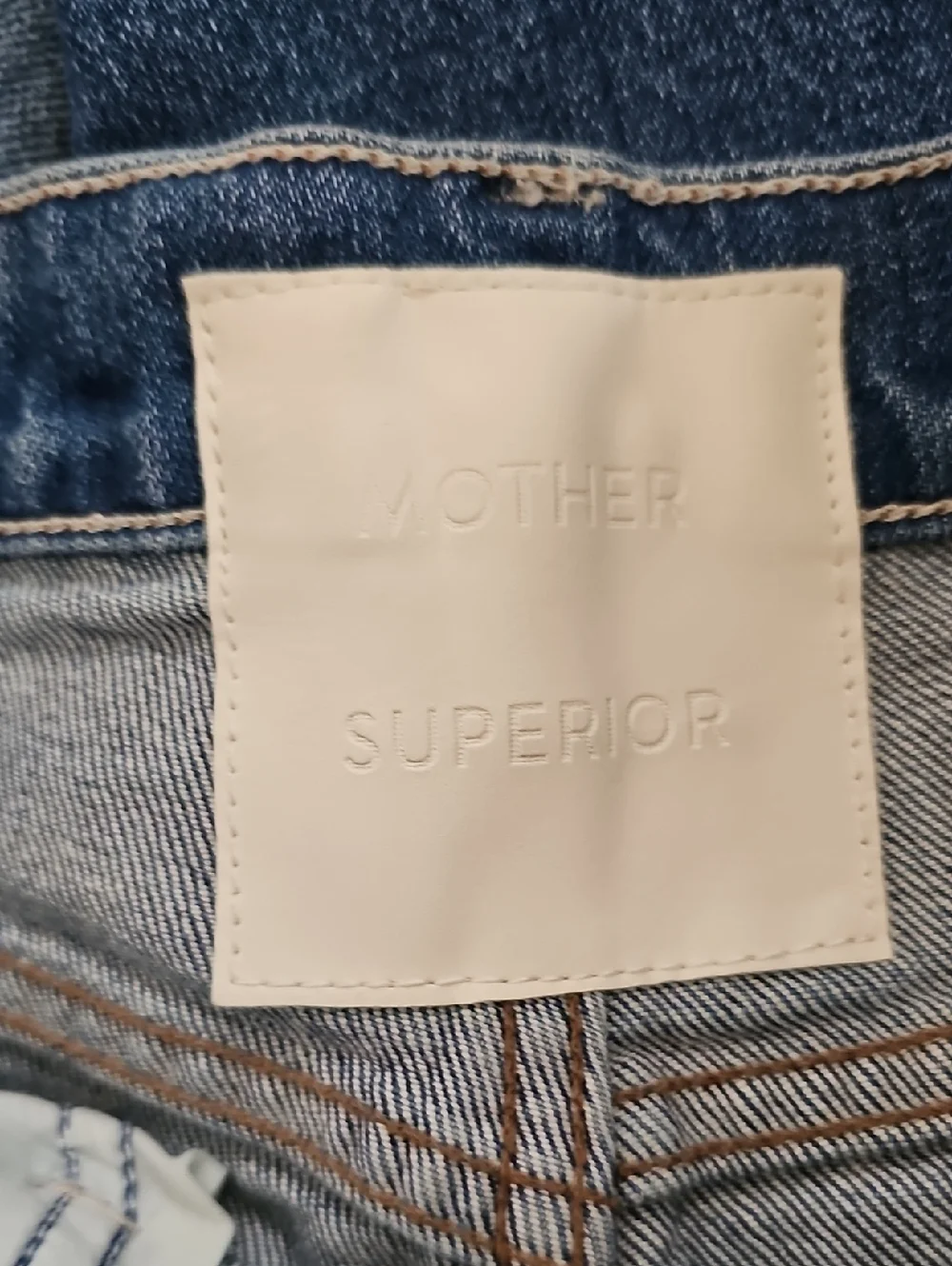 MOTHER The Tomcat‎ High Rise Striaght Leg Playing With Scissors Blue Jeans 26